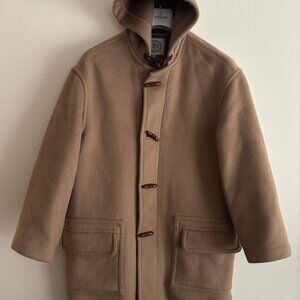 J. Press x Gloverall Duffle Coat Mi England Tan Beige Wool Overcoat - 38/ Medium
